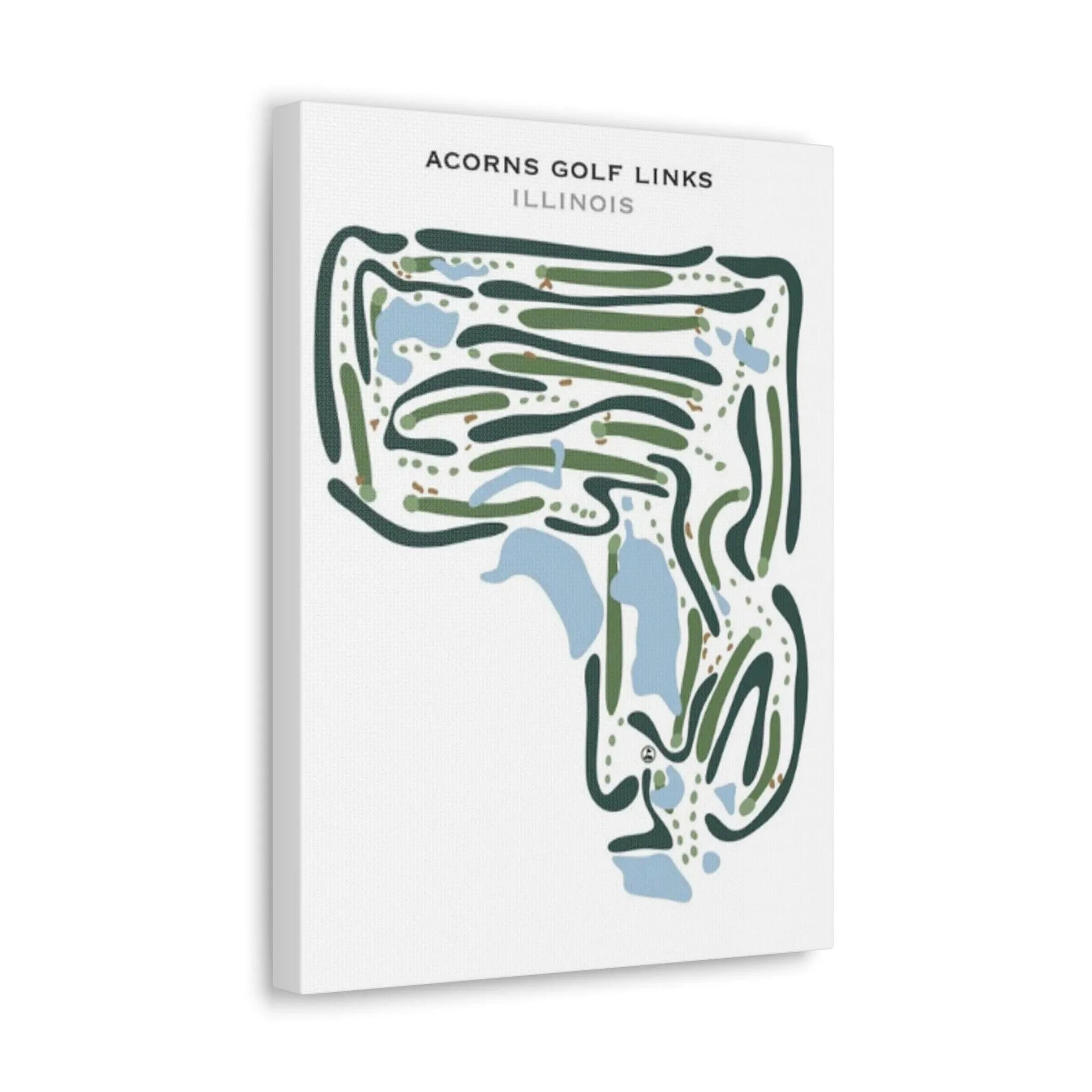 Acorns Golf Links, Illinois - Printed Golf Courses