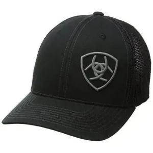 ARIAT Shadow Rider Shield (Black) - Trucker Cap