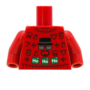 Bricking Bad Christmas Jumper - CUSTOM DESIGN MINIFIGURE TORSO