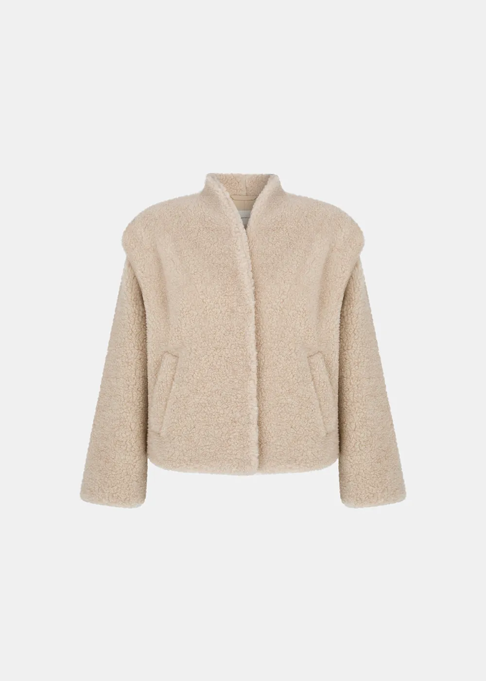 CHERIE WOOLEN JACKET BEIGE