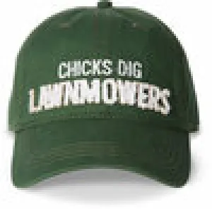 Chicks Dig Lawnmowers -Baseball Hat