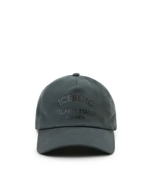 Cotton gabardine baseball cap (Pencil) - I24710169508784