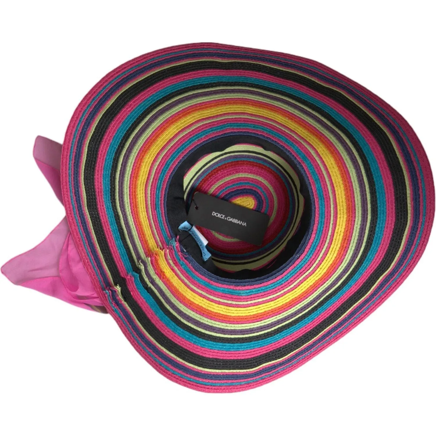 Dolce & Gabbana Multicolor Fantasy Wide Brim Floppy Hat