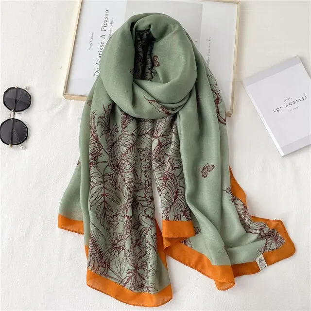 Elegant Winter Head Wrap Muslimah Pashmina Scarf