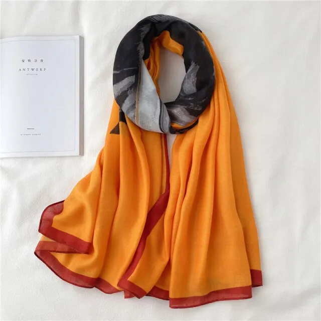 Elegant Winter Head Wrap Muslimah Pashmina Scarf