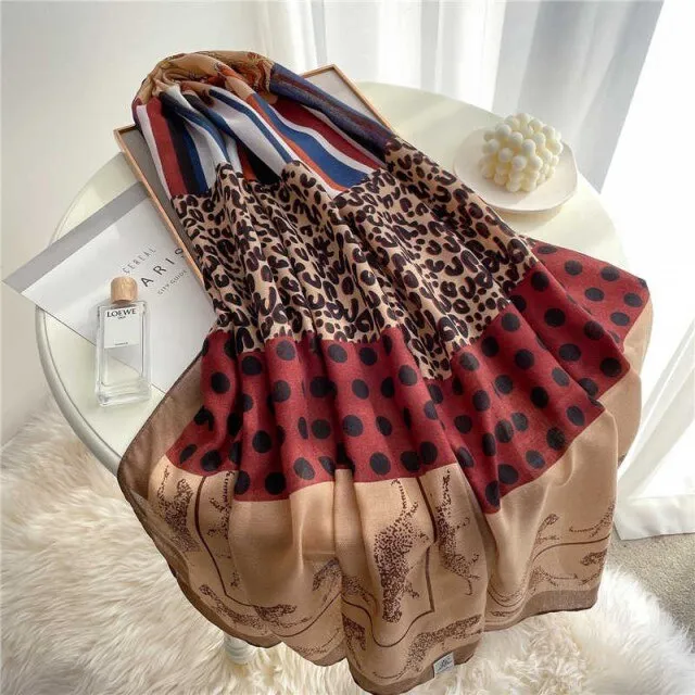 Elegant Winter Head Wrap Muslimah Pashmina Scarf