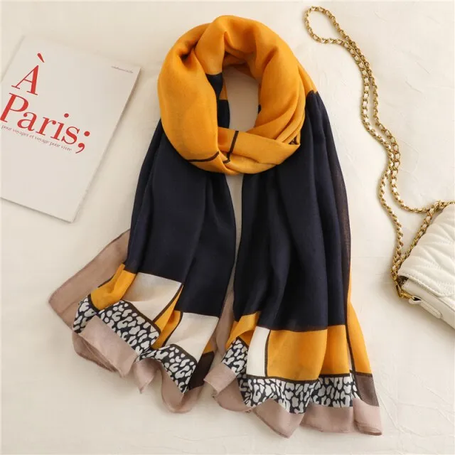 Elegant Winter Head Wrap Muslimah Pashmina Scarf