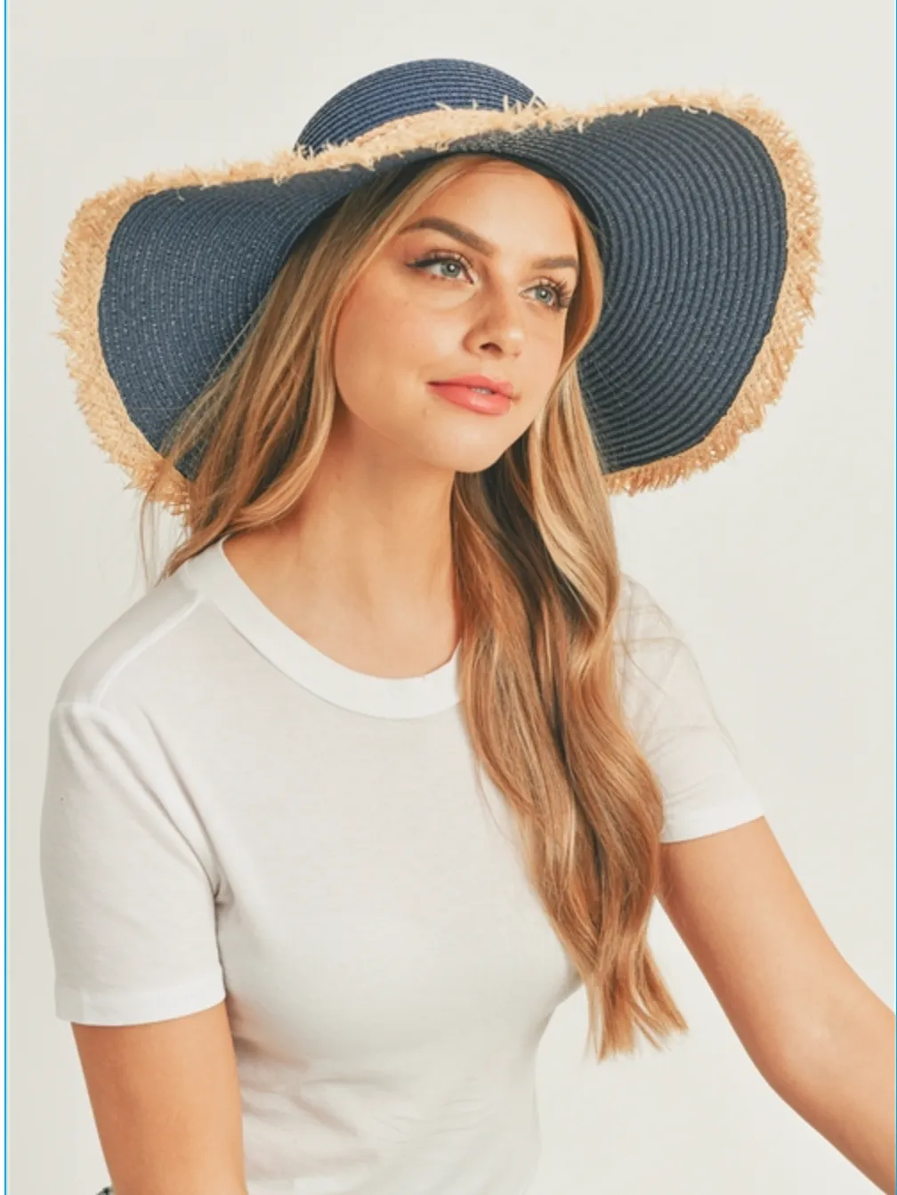 Floppy Straw Beach Hat