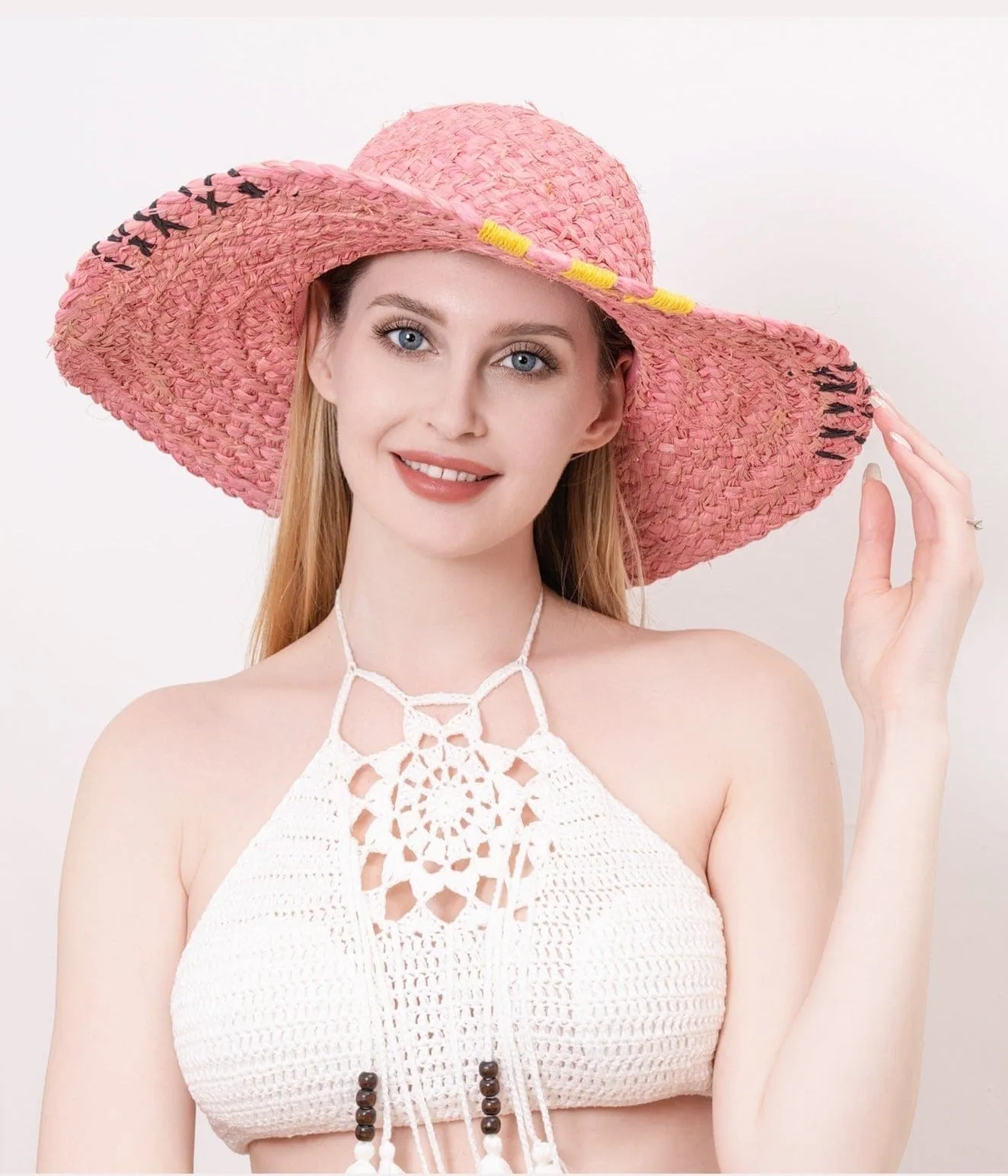 H3327 Boho XOXO Floppy Hat