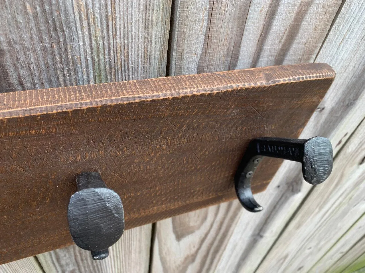 Handcrafted Rustic Farmhouse Wooden Cap & Cowboy Hat Rack