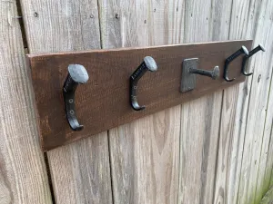 Handcrafted Rustic Farmhouse Wooden Cap & Cowboy Hat Rack