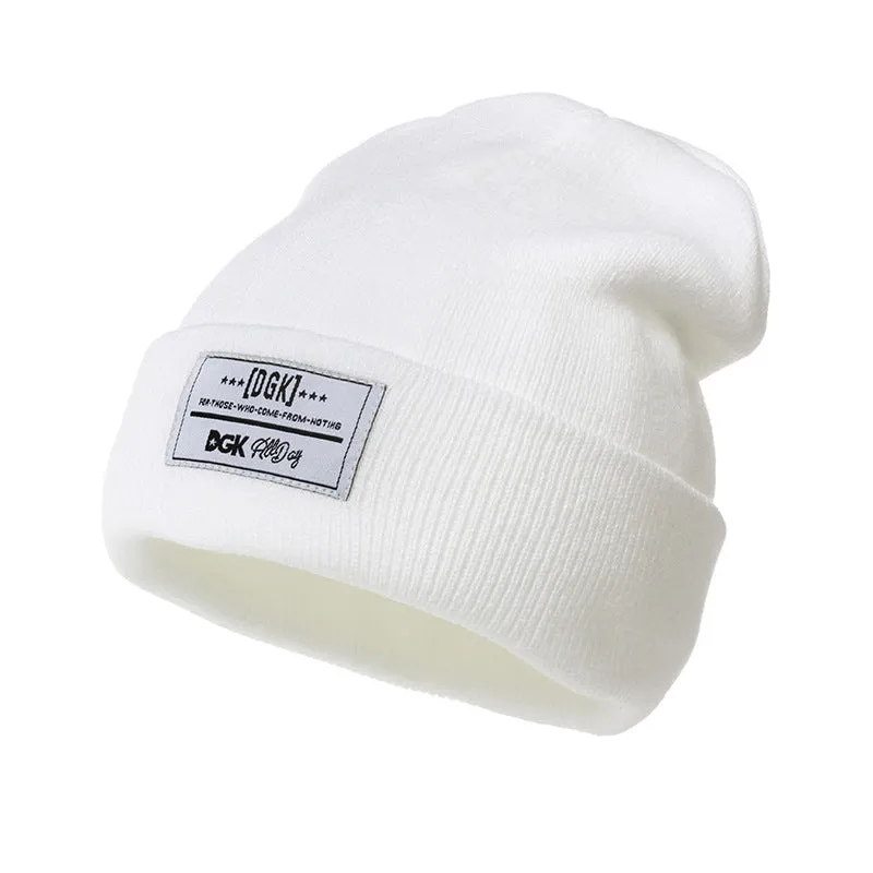 Hats Keep Warm Autumn and Winter Knitted Hat Female Letter Hip-hop Woolen Hat Brand Beanies Hats for Women and Man