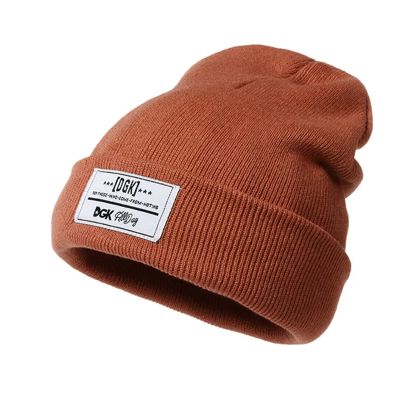 Hats Keep Warm Autumn and Winter Knitted Hat Female Letter Hip-hop Woolen Hat Brand Beanies Hats for Women and Man