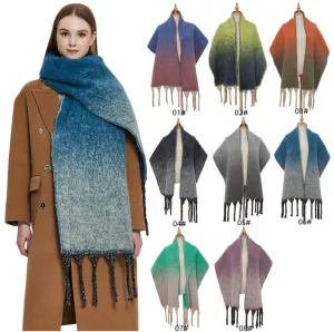 JH-TH27 gradient color winter scarf