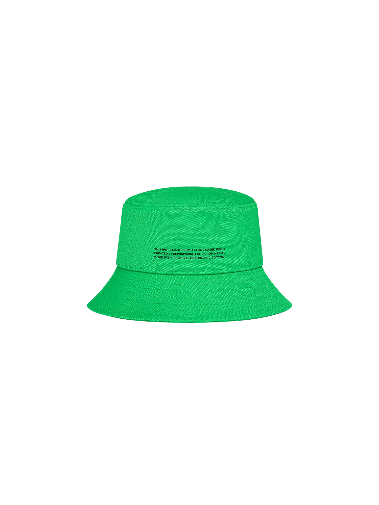 Kids Oilseed Hemp Canvas Bucket Hat—jade green