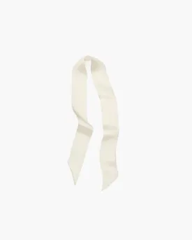 Manner Market - The Brigitte Skinny Scarf in Ivory