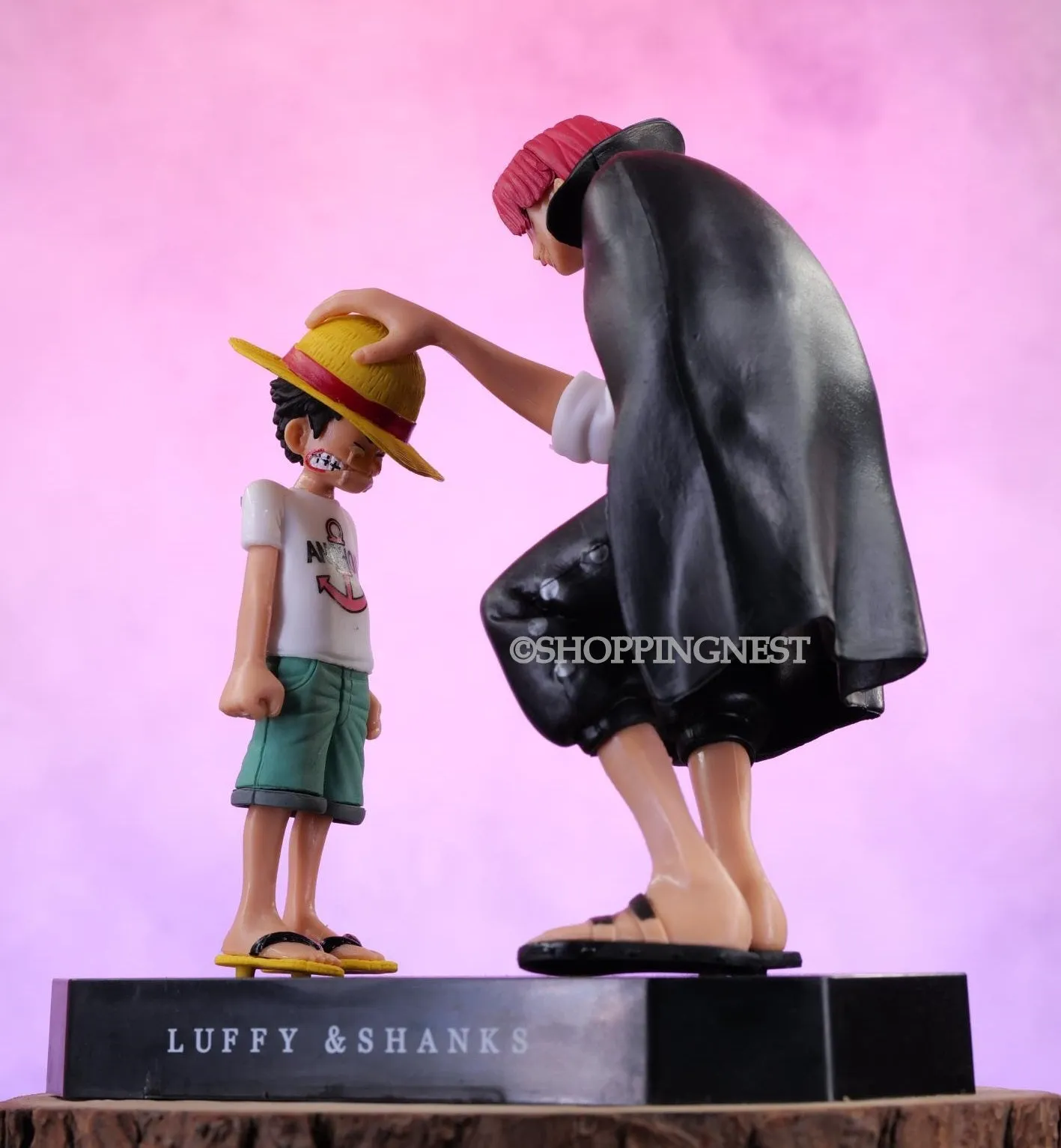 One Piece Anime Luffy and Shanks Action Action Figure  | 19 CM |