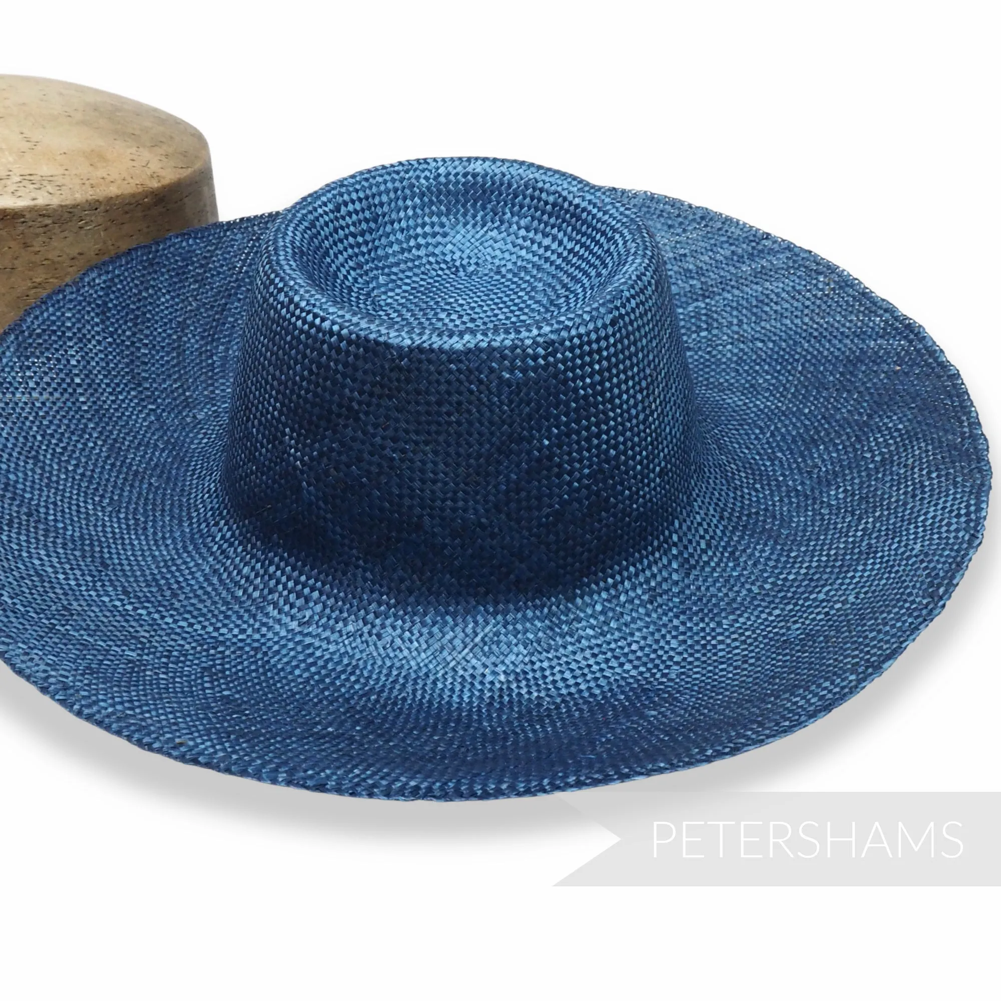 Ramie 1x1 Weave Straw Capeline Hat Body - 11"